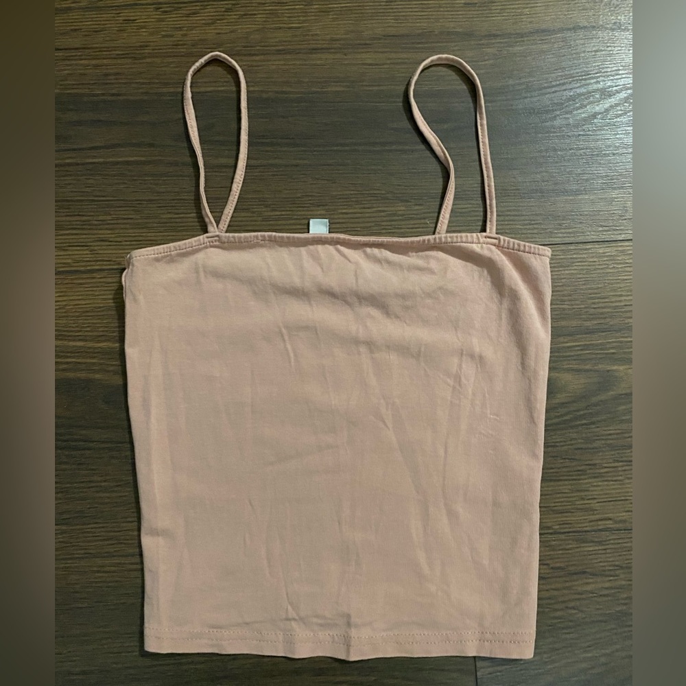 Juniors H&M Divided Pink Crop Top XS